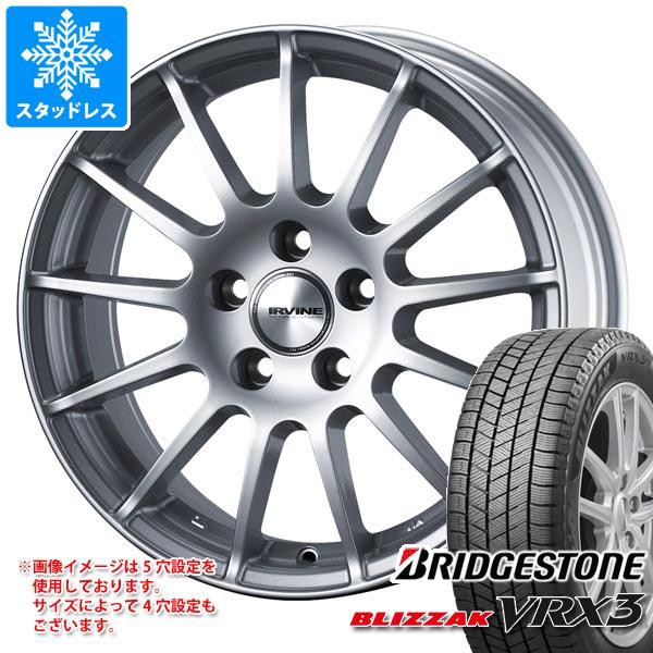 アウディ A6 4G系用 スタッドレス ブリヂストン ブリザック VRX3 245/45R18 100Q XL アーヴィン F01 タイヤホイール4本セット