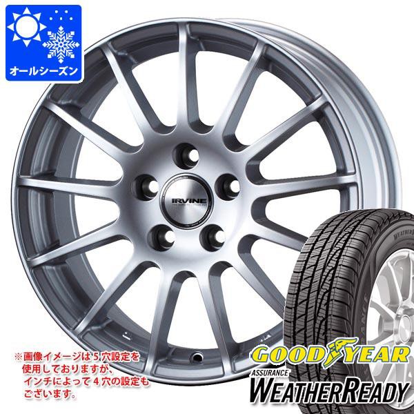 ジープ レネゲード BU系用 オールシーズンタイヤ グッドイヤー アシュアランス ウェザーレディ 215/65R16 98H アーヴィン F01 タイヤホイ