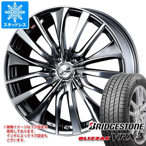 スタッドレスタイヤ ブリヂストン ブリザック VRX3 225/45R18 91Q ＆ レオニス VT 8.0-18 タイヤホイール4本セット225/45-18 BRIDGESTONE