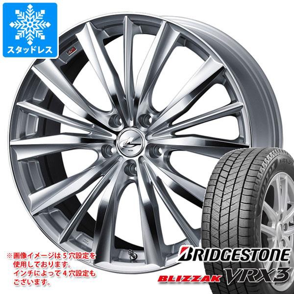 スタッドレスタイヤ ブリヂストン ブリザック VRX3 245/45R18 100Q XL ＆ レオニス VX 8.0-18 タイヤホイール4本セット245/45-18 BRIDGES