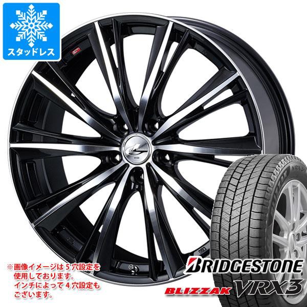 スタッドレスタイヤ ブリヂストン ブリザック VRX3 245/45R18 100Q XL ＆ レオニス WX 8.0-18 タイヤホイール4本セット245/45-18 BRIDGES