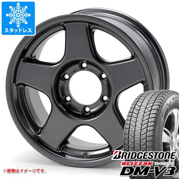 ハイラックス 120系用 スタッドレス ブリヂストン ブリザック DM-V3 265/60R18 110Q ブラッドレー V タイヤホイール4本セット