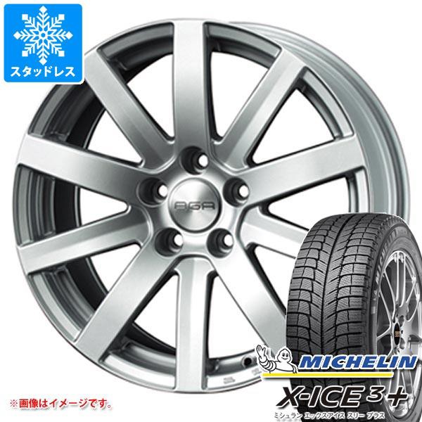 新作人気モデル ポルシェ マカン用 スタッドレス ミシュラン エックスアイス3プラス 235/55R19 101H AGA S-10 タイヤホイール4本セット, 福の佳品屋 6765c39a