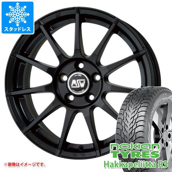 多様な BMW E90 3シリーズ用 スタッドレス ノキアン ハッカペリッタ R3 225/45R17 94T XL OZ MSW 85 セミグロスブラック, リサイクル ハンター 3b9d57c9