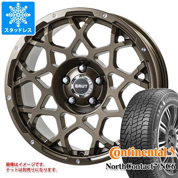 最高級 スタッドレスタイヤ コンチネンタル ノースコンタクト NC6 235/65R18 110T XL & ブルート BR-55 CG 8.0-18 タイヤホイール4本セット 235, 平田市 9145b3d1