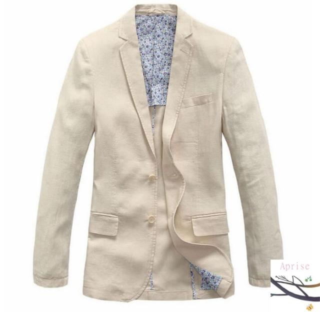 テーラードジャケット メンズ 綿麻ジャケット 春夏秋 細身 ビジネス