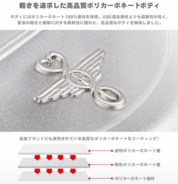 在庫最新品 NAKURU おしゃれ Wキャスター TSA 送料無料の通販はau PAY マーケット - スーツケース専門店 ラビット通販|商品ロットナ キャリーケース Sサイズ キャリーバッグ S スーツケース フレーム 円筒形 お得好評