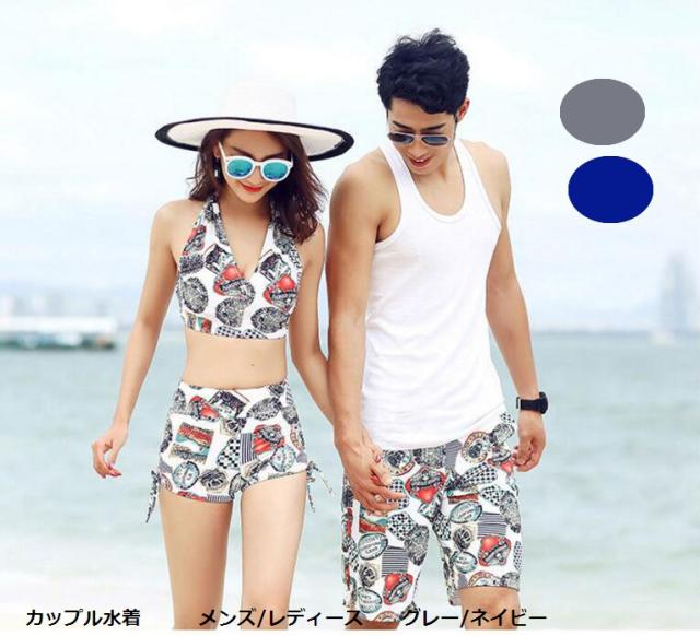 花柄 夏休み 男女水着ワンピース カップル ペア水着 スイムウェア ペアルック ビーチウエア 海水浴 温泉 プール お揃いの通販はau Pay マーケット エルアールショップ 商品ロットナンバー
