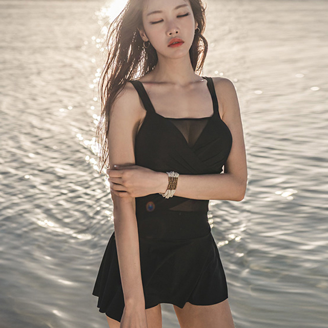 水着 ワンピース 体型カバー レース シースルー スカート 透け感 セクシー 黒 2721の通販はau Pay マーケット Ever Sweet Girl 商品ロットナンバー