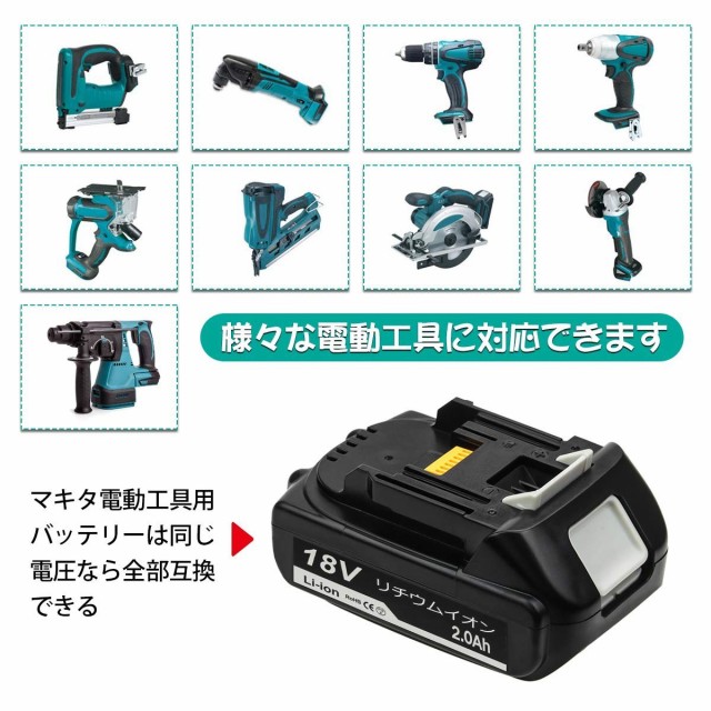 想像を超えての 1年保証 Bl10 18v 2 0ah バッテリー 2個 Dc18rd マキタ 2口充電器 14 4v 18v対応 軽量 マキタ 互換 セット Bl1815 Bl10 Bl1860 在庫あり 即納 Prawasnow In