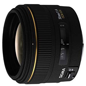 SIGMA 単焦点標準レンズ 30mm F1.4 EX DC HSM シグマ用 APS-C専用(中古品)