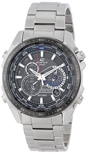 満点の Casio Men's Edifice EQS500DB-1A1 Silver Stainless-Steel Quartz Watch w(未使用の新古品), ベーカリーてぃす b2cb09bd