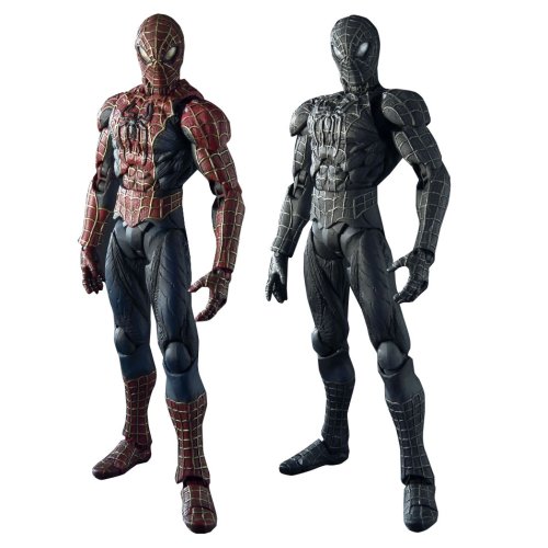 高価値 MOVIE REALIZATION スパイダーマン&ブラックスパイダーマン(未使用の新古品), 黒船グループ 46994952