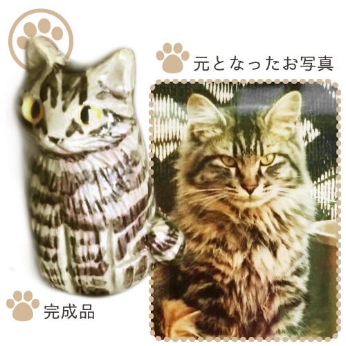 注目の オリジナル ミニ骨壺 遺骨入れ あの子の写真からつくる 信楽焼 
