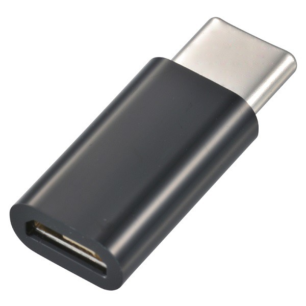 OHM  オーム電機 USB変換アタプダー microB/Type-C SMTP73CMJK (2437690)  送料無料