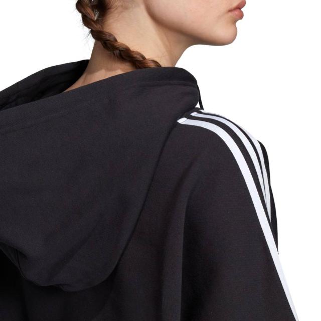 adidas cropped black hoodie