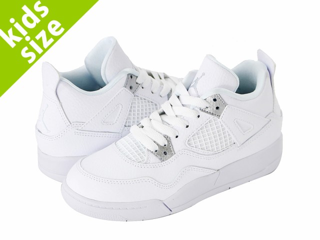 Nike Air Jordan 4 Retro Pure Money White Metallic Silver Nike Air Jordan 4 Retro Pure Money White Metallic Silver