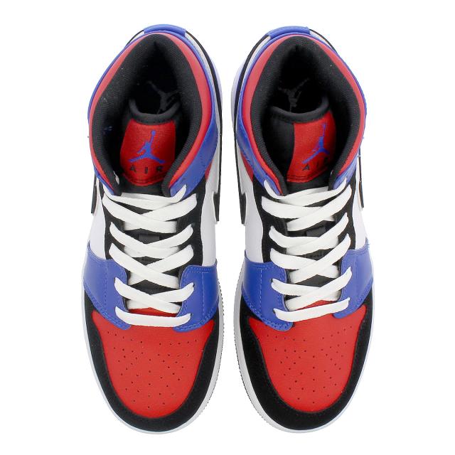 再入荷1番人気 Nike Air Jordan 1 Mid Bg White Black Hyper Royal Top3 おしゃれ人気 Farmerscentre Com Ng
