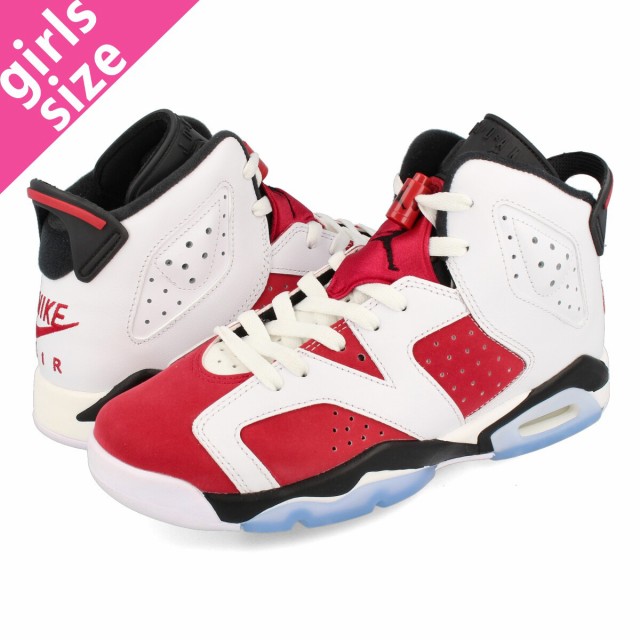 期間限定特価 Nike Air Jordan 6 Retro Gs White Carmine Black Carmine 送料無料 Vigorgh Com