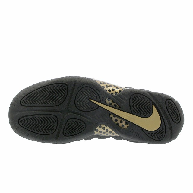 nike little posite pro black and gold