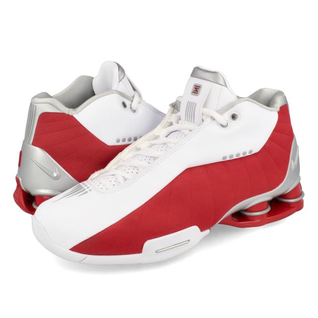 クラシック Red Silver Varsity White Metallic 4 Shox Nike ミドルカット Farnsworthlawoffices Com