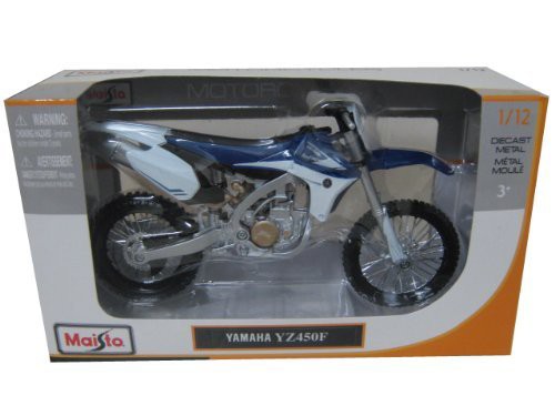 Mercedes Yamaha YZ450F Assembly Cars Toys Gifts 1:12 Diecast Motorcycles Bikes 