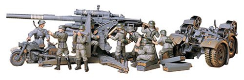 タミヤ 1/35 ミリタリーミニチュアシリーズ No.17 ドイツ陸軍 88ミリ砲 プ (未使用品)