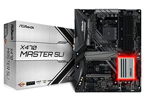 ASRock AMD X470チップセット搭載 ATXマザーボード X470 MASTER SLI(未使用品)