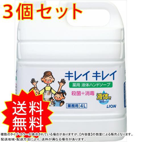 60 Off 3個セット 業務用キレイキレイ ハンドソープ 4l ライオンハイジーン ハンドソープ まとめ買い 通常送料無料 最終値下 Parjal Fr