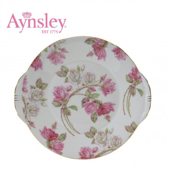 特別送料無料 Aynsley エインズレイ エリザベスローズピンク ティータイム B Bプレート ブレッド バター プレート Erosc 最新モデルが入荷 Farmerscentre Com Ng