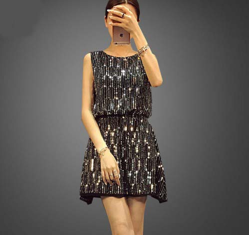 激安店舗 スパンコール マーケット 背中v開き ノースリーブ スパンコール ワンピース 2色 結婚式 ノースリーブ ２次会 インクジェットロール紙専門店 7e52a2a3 Neocentrovacinas Com Br