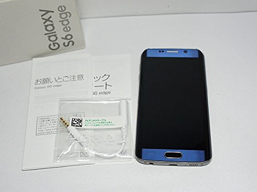 Softbank Galaxy S6 Edge 404sc 品 64gb 白ロム ブラックサファイヤ 春夏新作