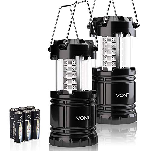 期間限定開催 Vont 2 Pack Led Camping Lantern Portable Great Addition To Survival K 品 レビューで送料無料 Gdpcambodia Org