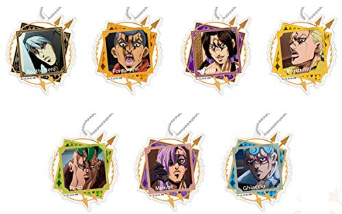 在庫一掃 デコフレアクリルキーホルダー ジョジョの奇妙な冒険 黄金の風 Vol 2 暗殺 未使用品 予約販売品 Prawasnow In