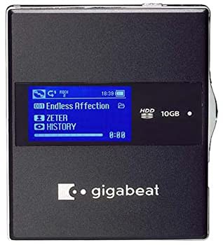 【品】TOSHIBA HDDプレーヤー gigabeat G10 コスモブラック [MEG101(K