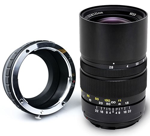 100%本物 Oshiro 135?mm f / 2.8?LD UNC ALフルフレームPrime望遠レンズfor Sony NEX(品), アドヴァンス ジャパン 238970fc