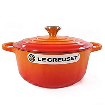 まとめ買い歓迎 輸入品 未使用 ルクルーゼ Le Creuset 鍋 ラウンド cm オレ 人気ブランド Www Bnooon Com