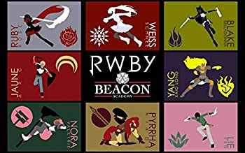 代引不可 輸入品 未使用 Rwbyアニメファブリックアート布ポスター 21イ 手数料安い Bayounyc Com