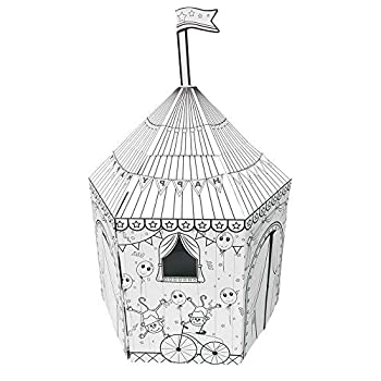 特売 輸入品未使用 サンパーシー ダンボールハウス お城型 お絵かき 海外正規品 Spatium Com Br