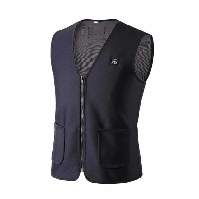 ヒーター内蔵 ベスト ヒーターベスト Lサイズ ビジネスマン御用達 冬 男性 女性 Usb 加熱 スーツ 暖房 防寒 服 おしゃれ ブラック Tの通販はau Wowma ワウマ 雑貨やぁ Com 商品ロットナンバー