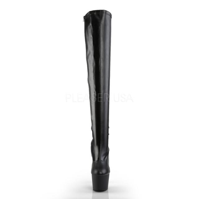 のブルアイ Pleaser つや消し黒 マット◆取り寄せの通販はau PAY マーケット - ハイヒールと厚底靴のブルアイ|商品ロットナンバー: ADORE-3000 サイハイブーツ オーバーニー ひざ上ロングブーツ プリーザー ┎するのは