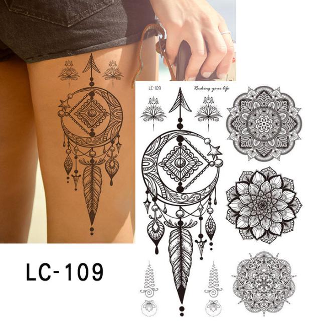 タトゥーシール リアル 花 蓮 薔薇 羽 翼 蝶々 トライバル シンプル モノクロ 黒 ワンポイント 腕 手の甲 背中 コスプレ ハロウィンの通販はau Pay マーケット ハイヒールと厚底靴のブルアイ 商品ロットナンバー