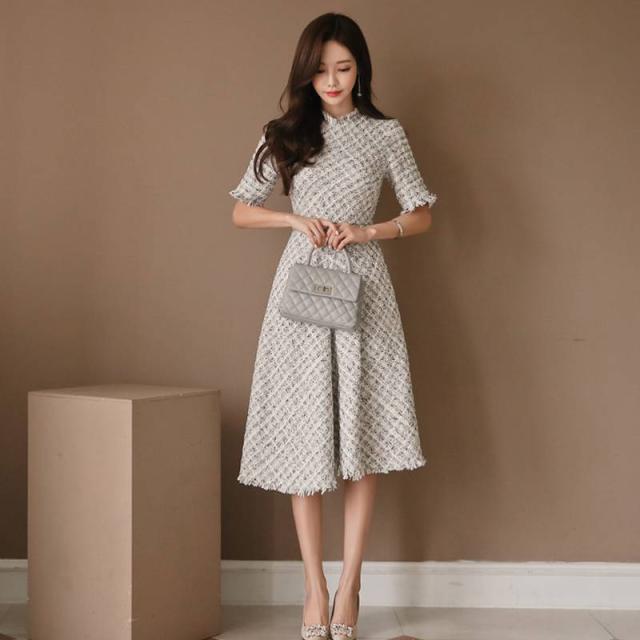 21公式店舗 パーティードレス 結婚式 お呼ばれドレス 代 30代 40代 袖あり 結婚式 ワンピース 膝下 パーティードレス 結婚式 お呼ばれドレス 21公式店舗 Elskaveda Com