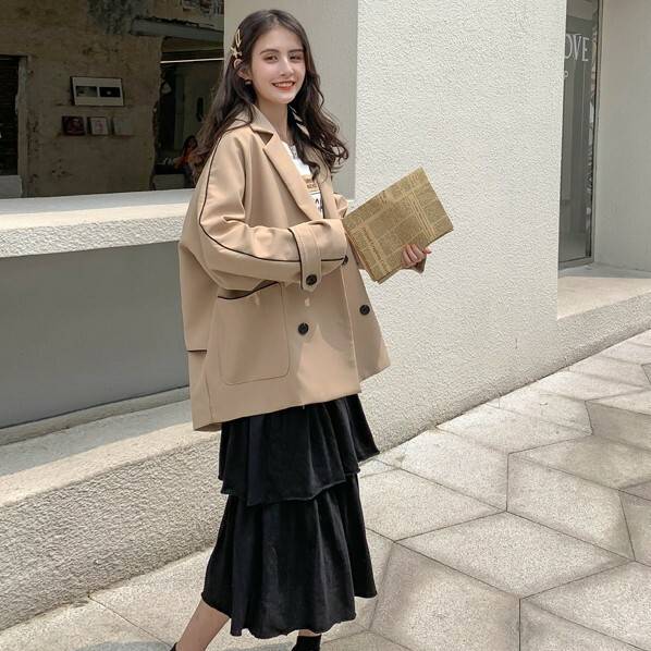 絶対一番安い 秋新作 テーラードジャケット レディース テーラード ジャケット レディース ジャケット レディース 春 秋 アウター コート レトロ スー Farmerscentre Com Ng