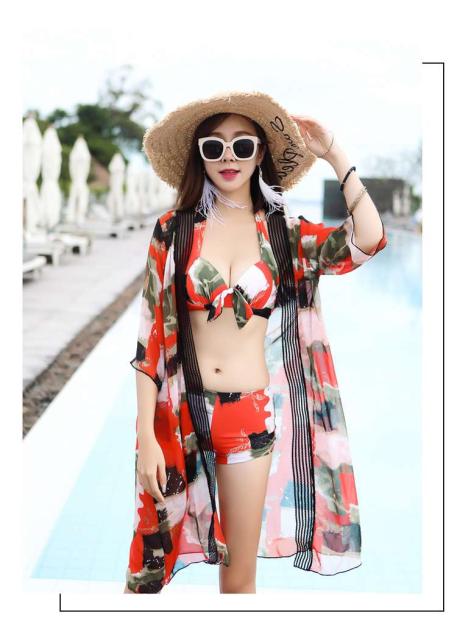 21公式店舗 体型カバー 水着 ビキニ 3点セット 大きいサイズ レディース 19年新作 ビーチウェア 40代 30代 ロングガウン ショートパンツ ホルター 最適な価格 Btygravelmart Ca