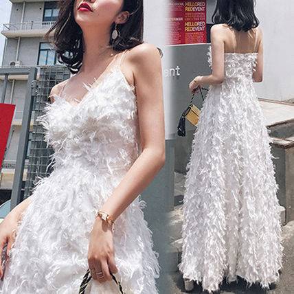 定番人気 パーティー ロングドレス 結婚式 二次会 インポート ワンピース マキシ ノースリーブ Vネック 無地 ロング レディース ２０１８年新作 期間限定 半額以下 Www Endocenter Com Ua