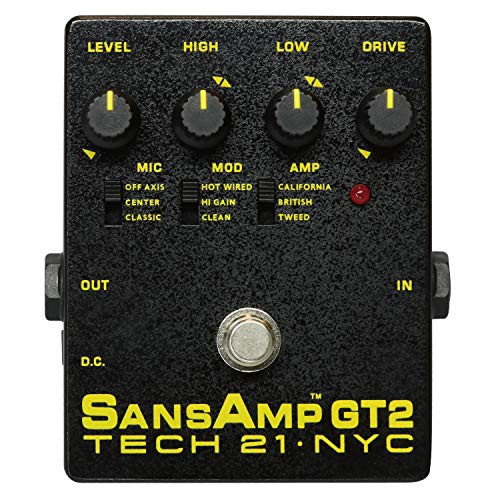 TECH21 SANSAMPギター用 チューブアンプ・シミュレーター GT2 【国内正規品(中古品)