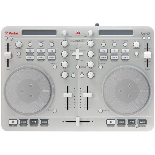 Vestax Djコントローラー Spin2 シルバー Iphone Ipad Ipod Touch対応 Algo 中古品 の通販はau Pay マーケット Mio Shop Au Pay マーケット店 商品ロットナンバー