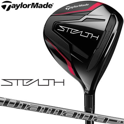 TaylorMade(テーラーメイド) STEALTH -ステルス- フェアウェイウッド Diamana PD 60 カーボンシャフト [日本正規品][2022モデル]