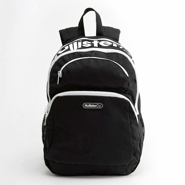 ホリスター ロゴ バックパック リュックサック Hollister Logo Backpack ブラック ホリスター ロゴ バックパック リュックサック Hollister Logo Backpack ブラック